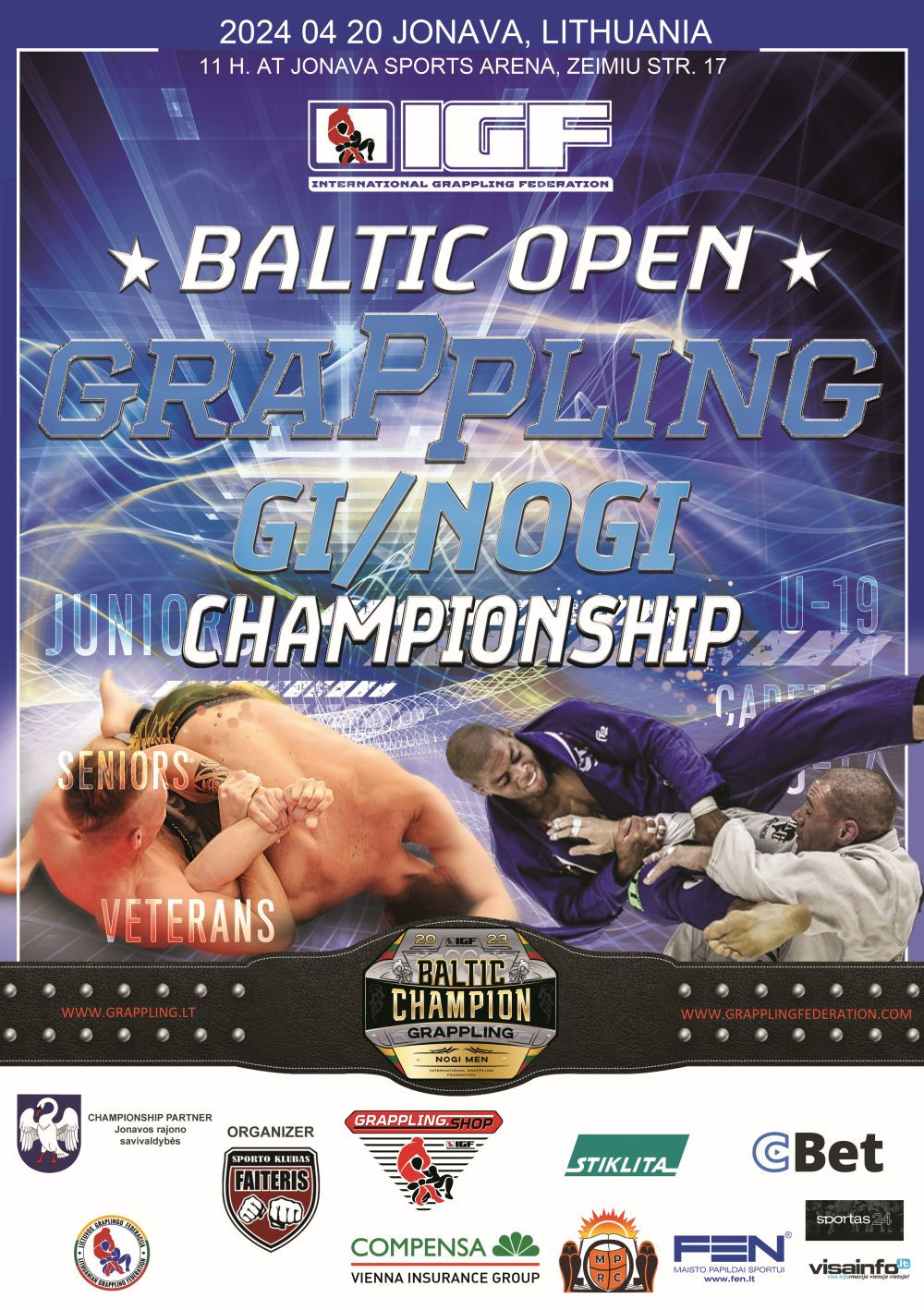 Baltijos šalių atviras Grappling čempionatas 2024