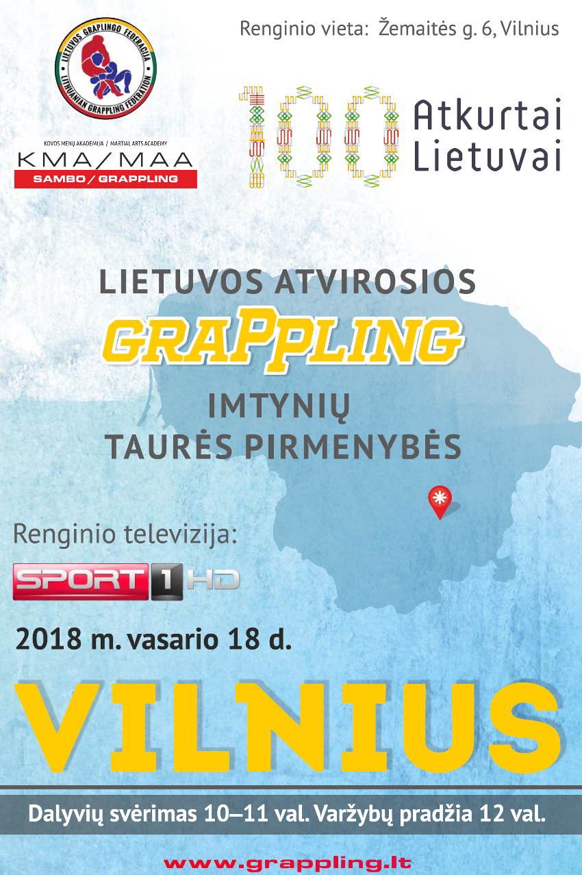 Lietuvos atviros Grappling taurės pirmenybės 2018