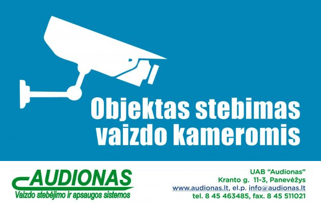 AUDIONAS, UAB - vaizdo stebėjimo ir apsaugos sistemos