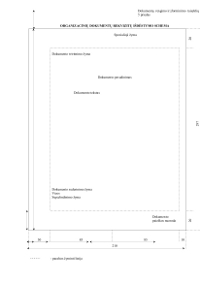 organizaciniu dokumentu rekvizitu isdestymo schema