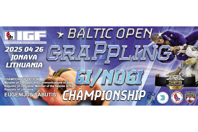 ATVIRAS BALTIJOS ŠALIŲ GRAPPLING ČEMPIONATAS!
