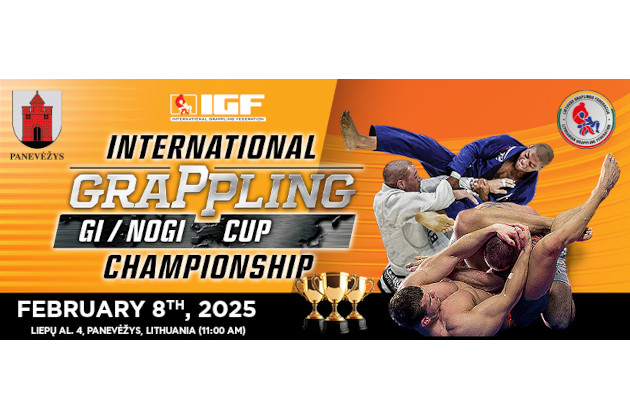 Tarptautinės IGF Grappling GI/NOGI taurės pirmenybės 2025