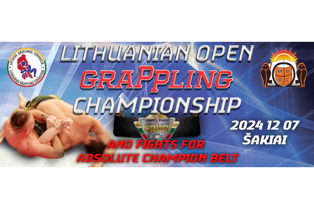Lietuvos atviras Grappling Gi ir Nogi čempionatas ir kovos dėl Nogi absoliutaus čempiono diržo (Lithuania open Grappling Gi / Nogi championships)