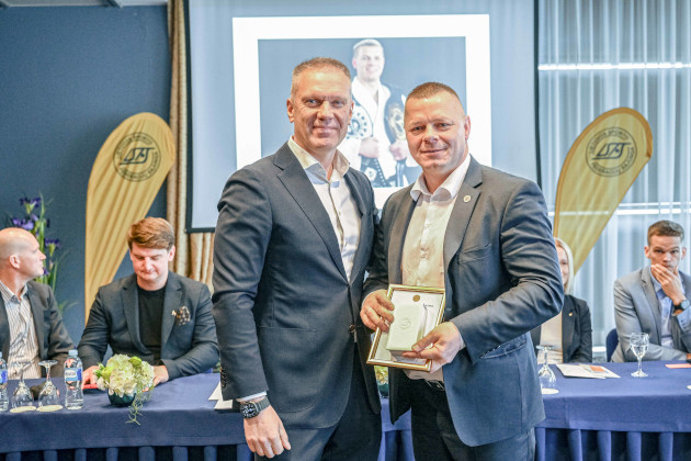 Už nuopelnus sportui – garbingas įvertinimas Kęstučiui Smirnovui 50-mečio proga
