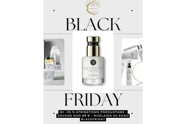 BLACK FRIDAY Grožio Bankas Plius prasideda