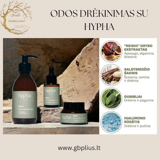HYPHA – profesionali kosmetika su funkciniais grybais