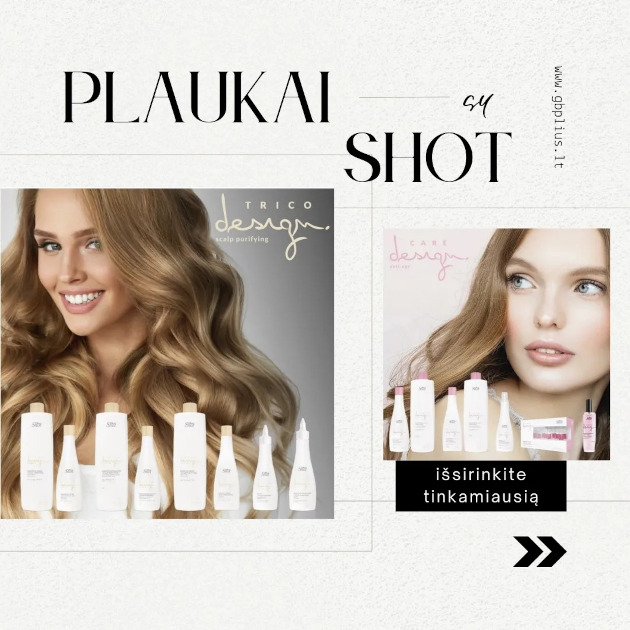 SHOT plaukų priežiūros profesionali linija