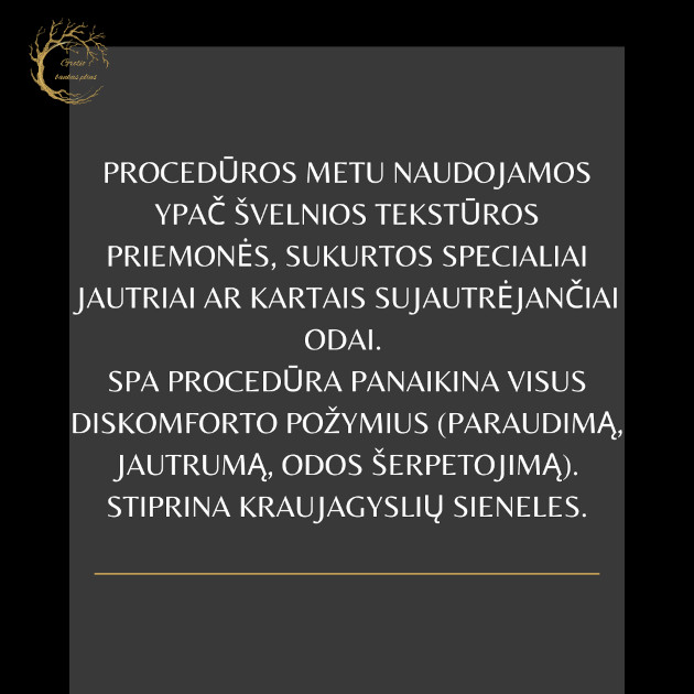 Profesionali raminamoji procedūra su terminiu Spa™ vandeniu!