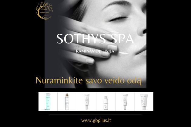 Sothys SPA – tai jautrios ir šalčiui jautrios veido odos priežiūros linija