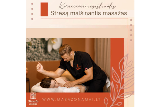 Stresą malšinantis masažas – MASAŽO NAMŲ auksinio rudens akcija
