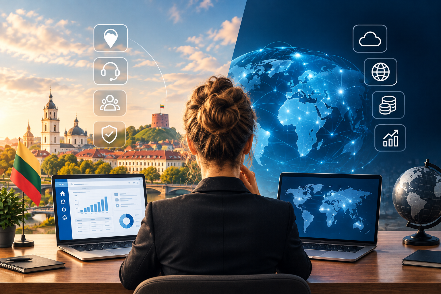 Lietuviška ERP ar tarptautinė platforma: kada verta rinktis vietinį tiekėją