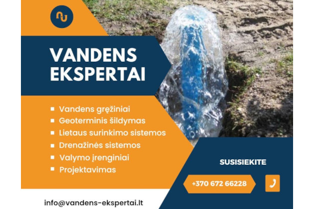 Vandens gręžiniai: viskas, ką turite žinoti