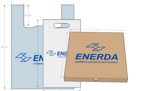 Pakavimo, sandėliavimo medžiagos ir biuro reikmenys – ENERDA asortimente