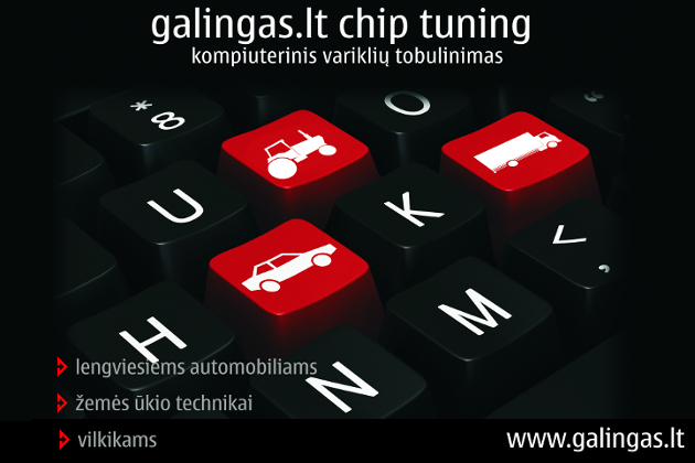 Chip tiuningas - tai modernaus variklio valdymo programos korekcija