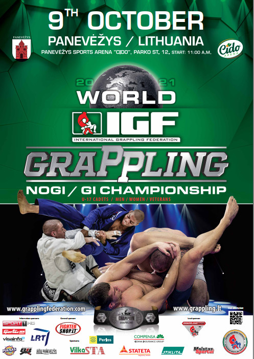 II pasaulio IGF Grappling imtynių čempionatas 2021 