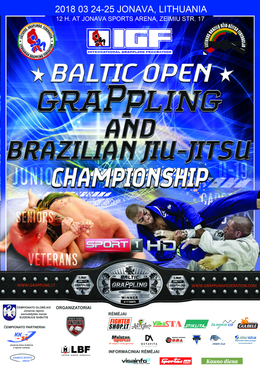 Baltijos šalių atviras grappling ir Brazilų Džiu-Džitsu čempionatas 2018