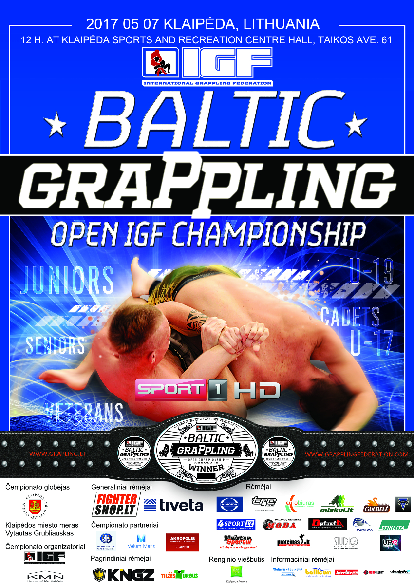 Baltijos šalių atviras Grappling imtynių čempionatas 2017