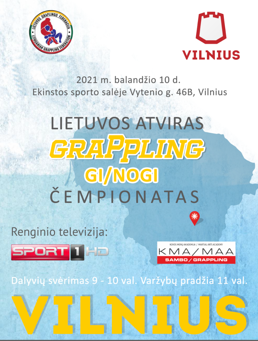 Lietuvos atviras Grappling Gi/NoGi čempionatas 2021