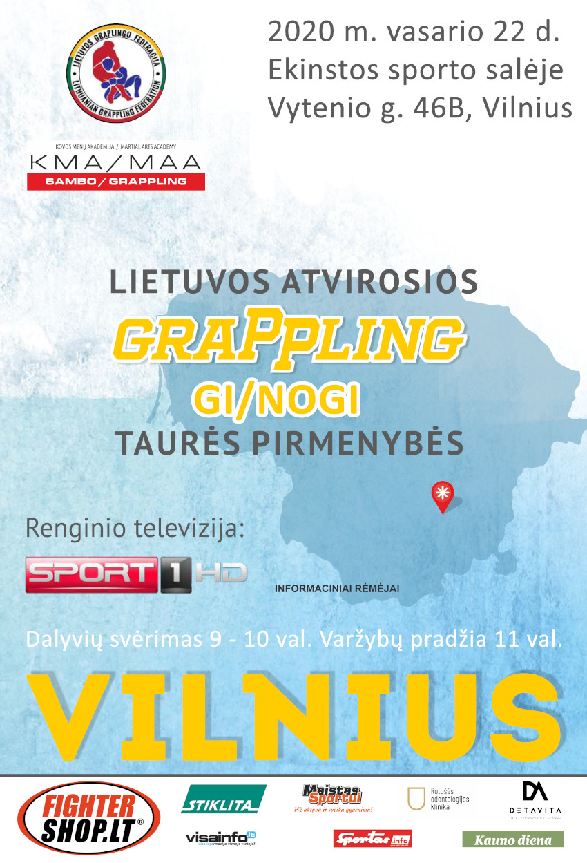 Lietuvos atvirosios Grappling GI/NoGi taurės pirmenybės 2020