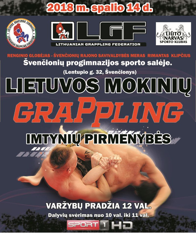 Lietuvos mokinių grappling imtynių primenybės Švenčionyse