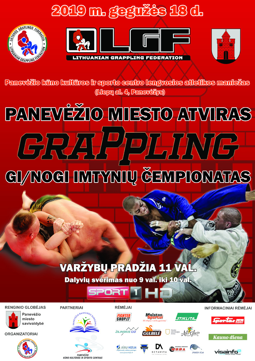 Panevėžio miesto atviras IGF Grappling čempionatas 2019