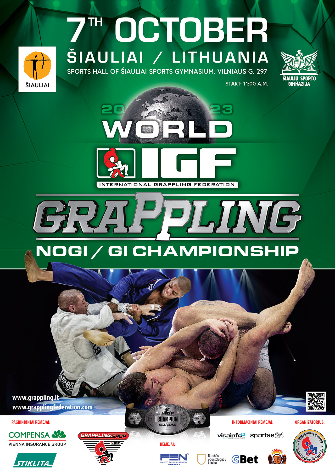 III Pasaulio IGF Grappling imtynių čempionatas 2023