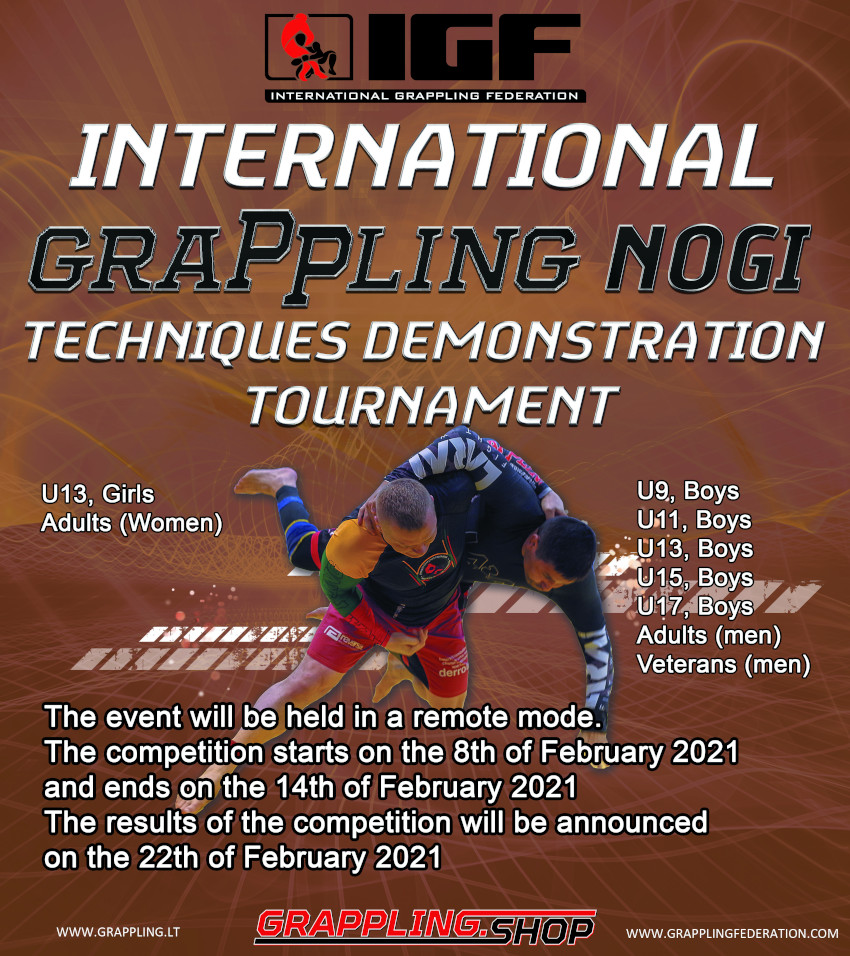 Tarptautinis Grappling Nogi technikos demonstravimo turnyras 2021 / International Grappling Nogi techniques demonstration tournament 2021