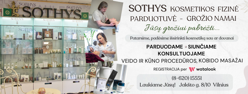 SOTHYS Kosmetikos Parduotuvė – Grožio Namai