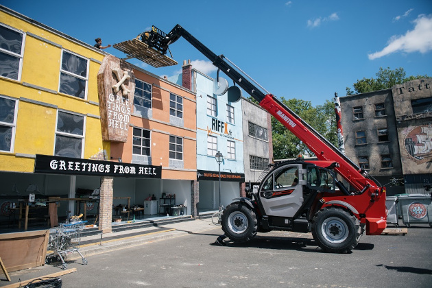 MANITOU krautuvai statyboms