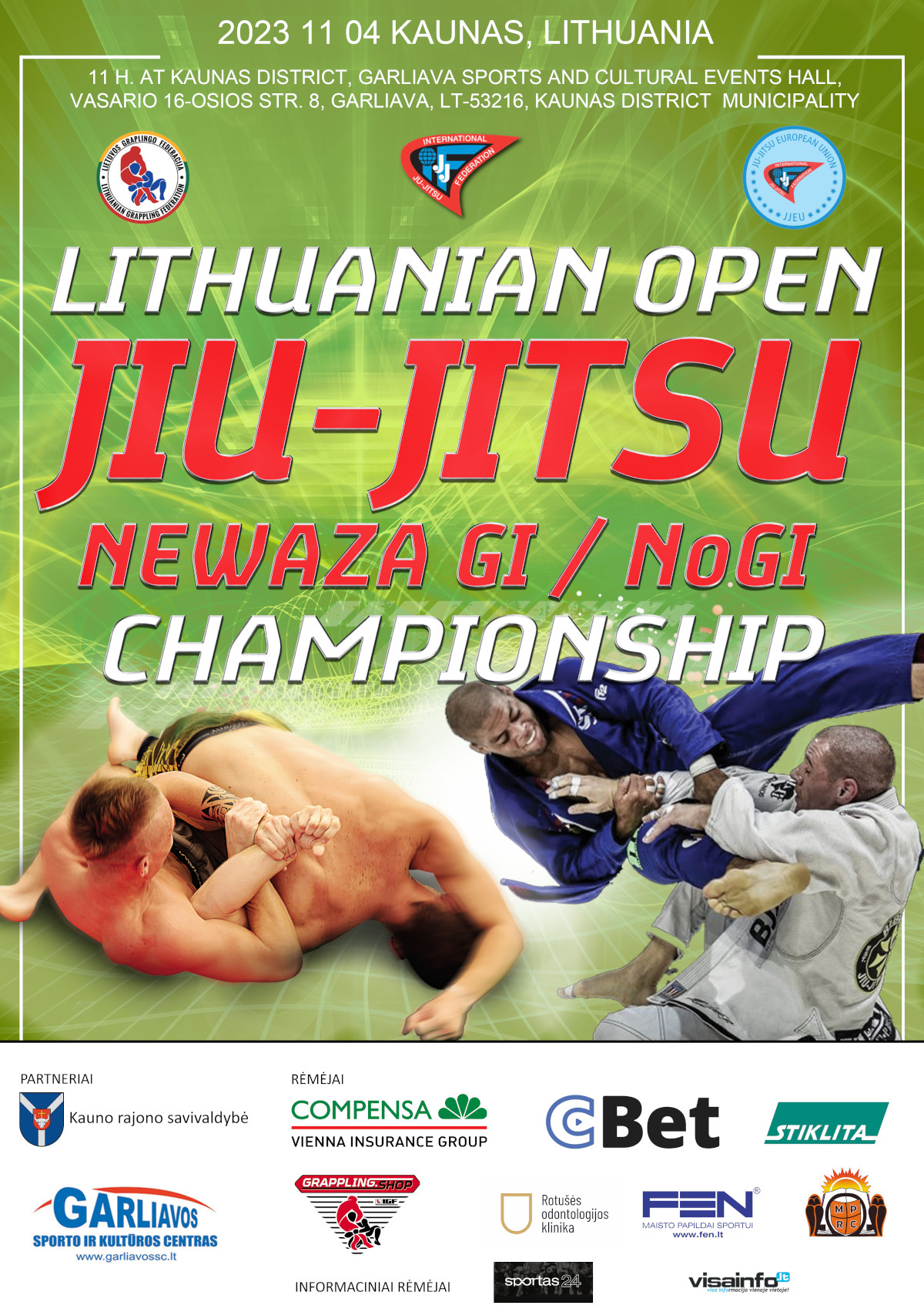 Atviras Lietuvos Jiu Jitsu (Newaza Gi ir NoGI) Čempionatas
