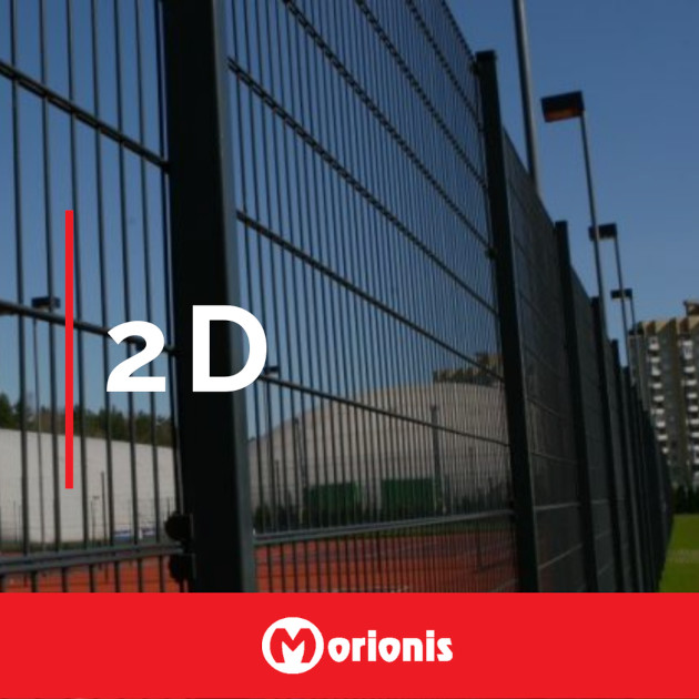 Segmentinės tvoros 3D, 2D bei 2D Safety 