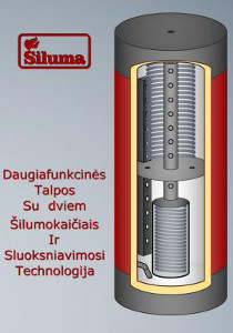 Daugiafunkcinės talpos su sluoksniavimosi technologija