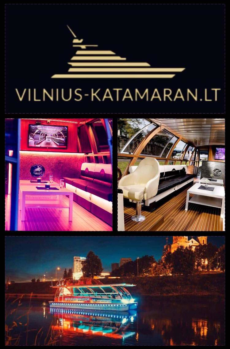 Kelionė katamaranu Neries upe 