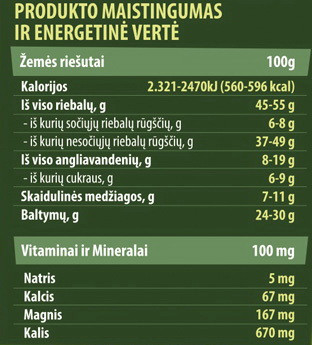 Riešutų sviestas HEALTHY CHOICE