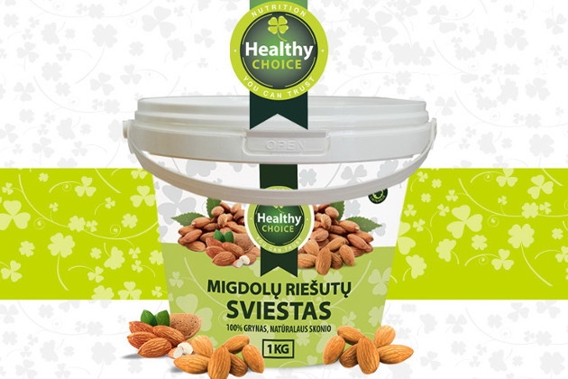 Migdolų riešutų sviestas HEALTHY CHOICE
