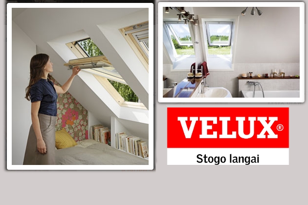 Stogo langai Velux GHL/GHU - SERFAS statybinių medžiagų parduotuvėje