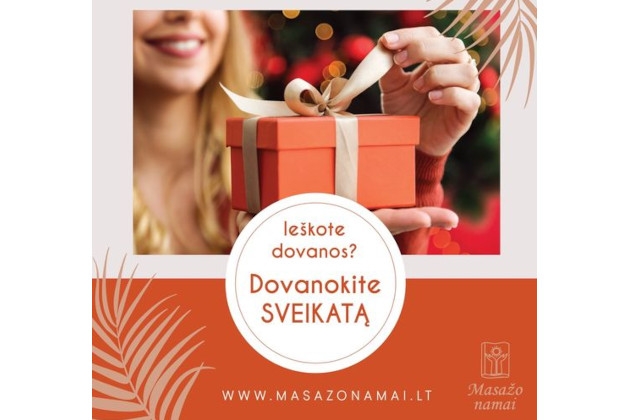 Ieškote dovanos mylimam žmogui? Dovanokite sveikatą!