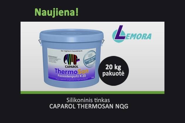 Naujiena! Tinkas Caparol ThermoSan NQG