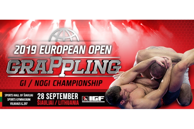Europos atviras Grappling imtynių IGF čempionatas 2019