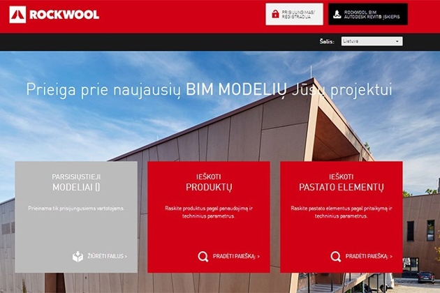 ROCKWOOL BIM biblioteka: kol įstatymų kūrėjai lūkuriuoja, verslas jaukinasi BIM