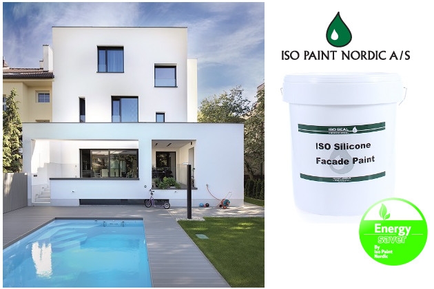 Silikoniniai fasado dažai Iso Silicone Facade Paint - maksimali paviršiaus pasauga nuo purvo ir vandens