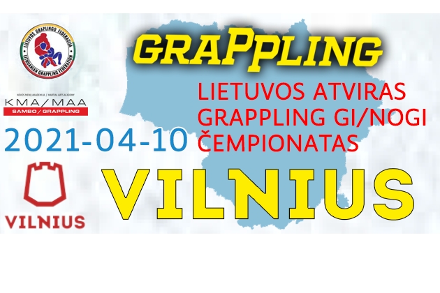 Lietuvos atviras Grappling Gi/NoGi čempionatas 2021