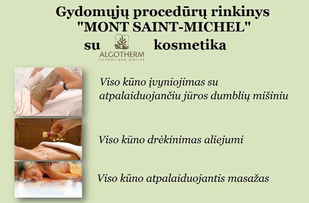 Gydomųjų procedūrų rinkinys kūno atpalaidavimui MONT SAINT-MICHEL