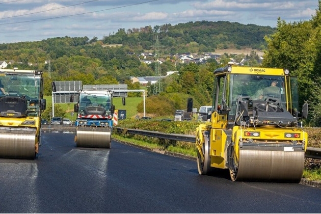 BOMAG kelių technika: grunto volai, recikleriai, asfalto klotuvai, volai bei tiektuvai – kokybė ir patikimumas