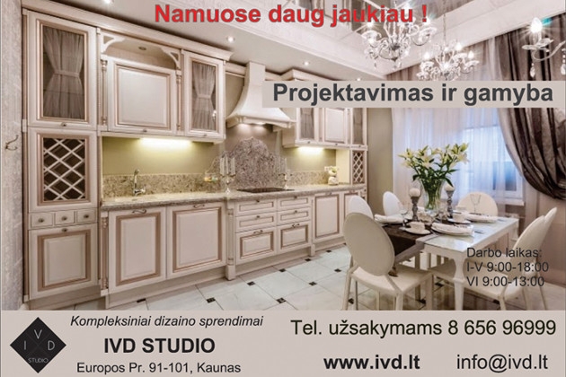 Baldų gamyba ir projektavimas – išskirtinis dizainas IVD STUDIO