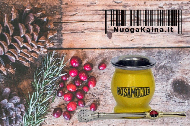 Yerba matė rinkinys ROSAMONTE YELOW