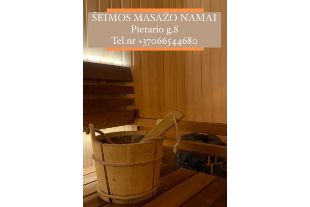 ŠEIMOS MASAŽO NAMŲ penktadienio pasiūlymas