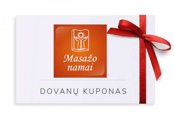 MASAŽO NAMAI dovanų kuponas – padovanokite pagalbą kūnui ir atgaivą sielai