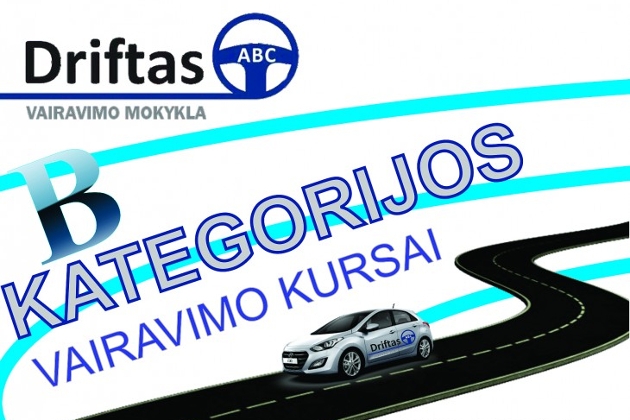 B kategorijos vairavimo kursai Šiauliuose – UAB DRIFTAS ABC