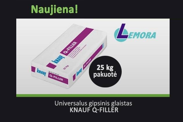 Naujiena! Glaistas Knauf Q-Filler